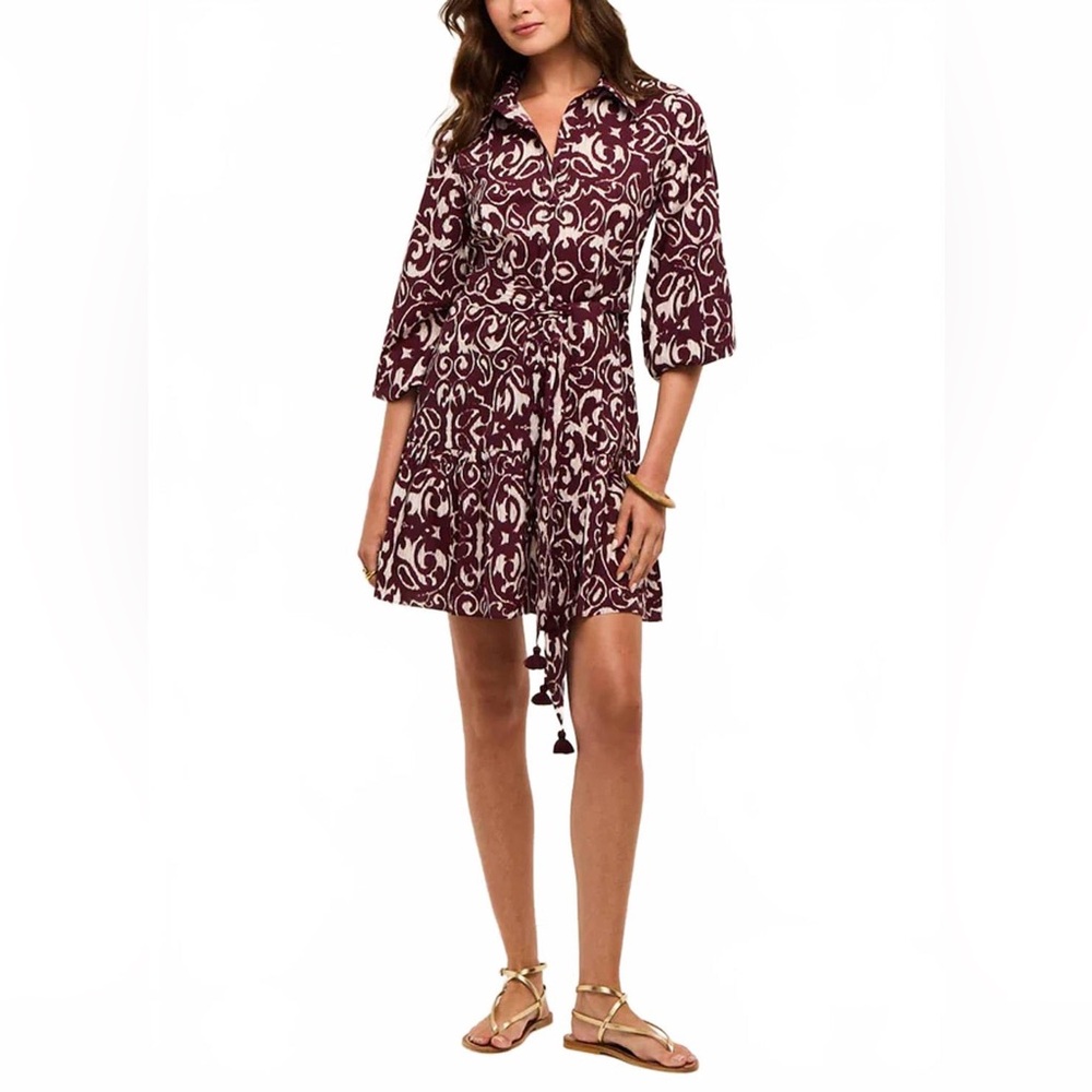 FIGUE 
Marcy Mini Dress In Paisley